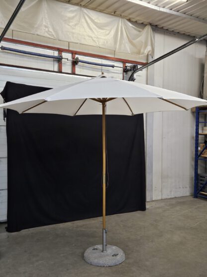 Parasol rond ∅ 300cm zwart of wit - Afbeelding 2