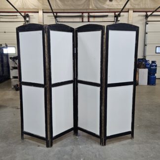 Afzetwanden hout retro